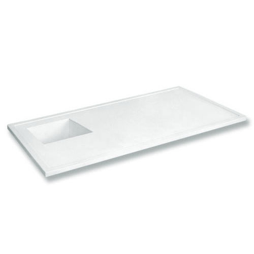 Mesa de laboratorio con fregadero - TOP1560W332 series - PLASTIFER - pesaje