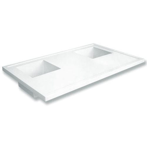 Mesa de laboratorio con fregadero - TOP1575W332 series - PLASTIFER