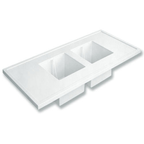 Mesa de laboratorio con fregadero - TOP1575W443 series - PLASTIFER