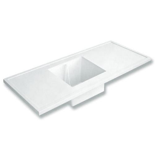 Mesa de laboratorio con fregadero - TOP1875W654 - PLASTIFER