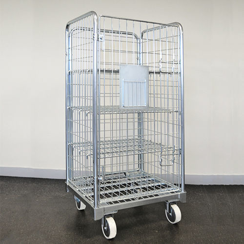 Roll-container multiusos - 1004149 - EUROPE METAL FIL - con estantes