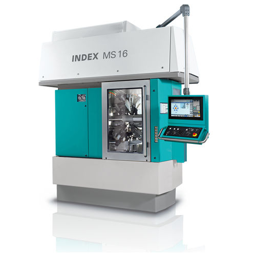 Máquina de torneado CNC - MS16 series - INDEX FRANCE - 2 ejes / multihusillos / 12 herramientas