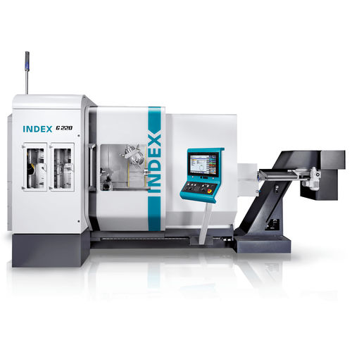Centro de torneado-fresado CNC - G200.3/ G220 - INDEX FRANCE - horizontal / 5 ejes / con husillos