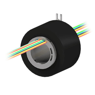 Anillo colector de eje hueco - SVTS C 08-S-A-00/12 - PES S.A - para mesa rotativa / para embalaje / para la robótica