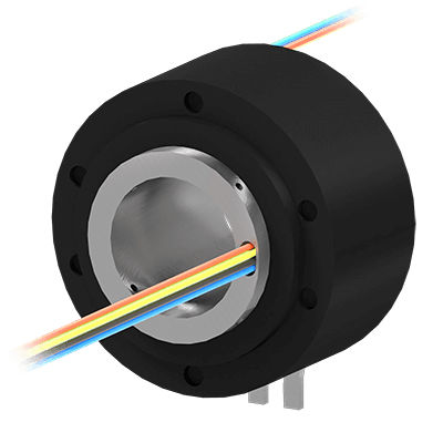 Anillo colector de eje hueco - SVTS C 09-S-A-00/12 - PES S.A - para mesa rotativa / para embalaje / para la robótica