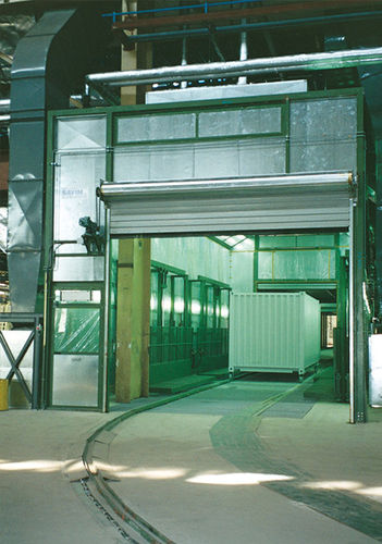 Cabina de pintura cerrada - SAVIM EUROPE - con cortinas de agua / automática
