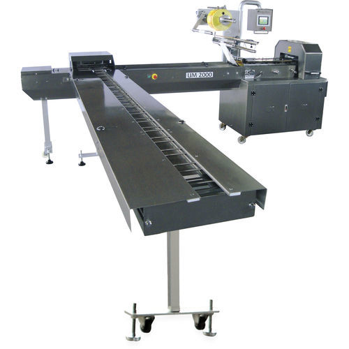 Máquina de embalaje controlada por PLC - UM 2000 - Uygurlar Makina - horizontal / para galletas / de gran velocidad