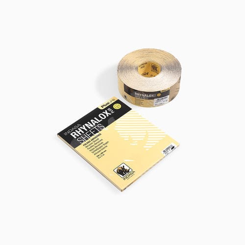 Abrasiva de óxido de aluminio - RHYNALOX PLUS LINE - INDASA - de papel / resina / impermeable