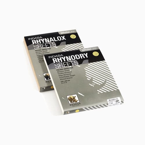 Abrasiva de óxido de aluminio - Rhynalox White Line - INDASA - de papel / resina / robusta