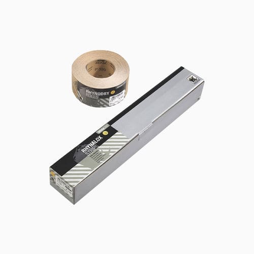 Abrasiva de óxido de aluminio - RHYNALOX/RHYNODRY WHITE LINE - INDASA - de papel / resina / impermeable