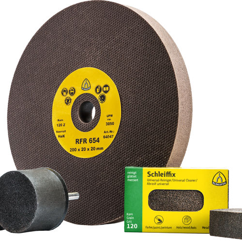 Abrasiva estrecha - RFR 654  - KLINGSPOR - impermeable / ancha / para rectificado