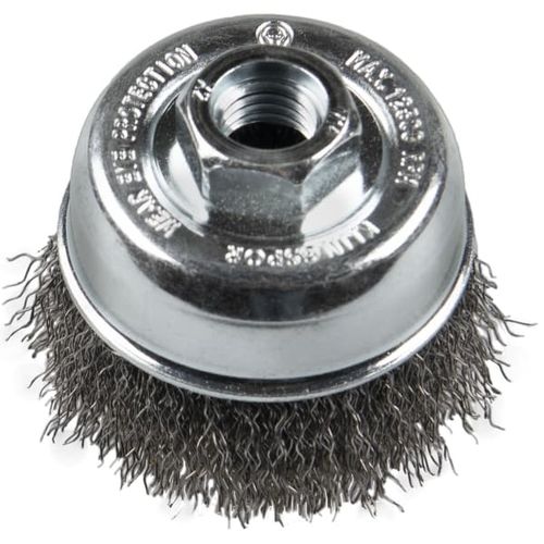 Cepillo de copa - BT 600 W - KLINGSPOR - de limpieza / metálico / de acero