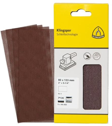 Abrasiva de óxido de aluminio - AN 400 - KLINGSPOR - de poliéster / resina / de pintura