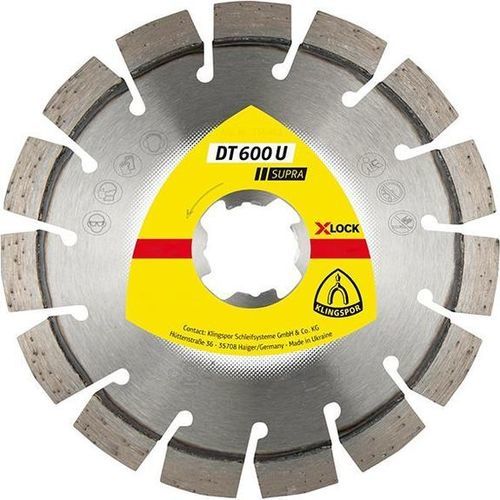 Disco tronzador de metal - DT600U - KLINGSPOR - para amoladora angular