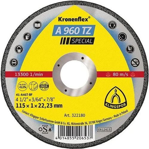 Disco tronzador - A960ZZ - KLINGSPOR