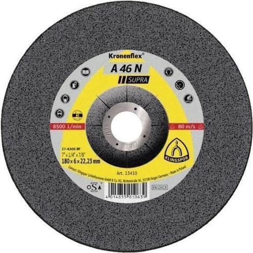 Disco abrasivo de óxido de aluminio - A46N Supra - KLINGSPOR - para rectificado / para aluminio