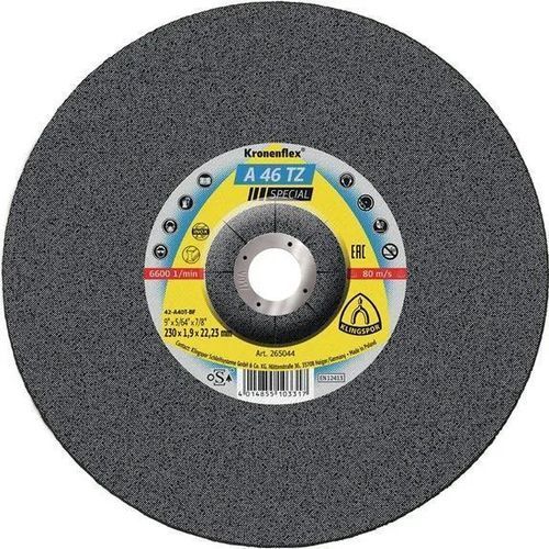 Disco tronzador para acero - A 46 TZ Special - KLINGSPOR - para acero inoxidable / para amoladora angular