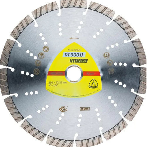 Disco tronzador de metal - DT900U - KLINGSPOR - para máquinas portátiles / para amoladora manual / para amoladora angular