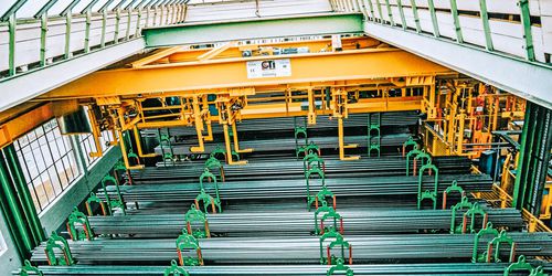 Almacenamiento automático horizontal - CTI Systems S.à r.l. - para productos largos / para barras de acero / con transelevadores