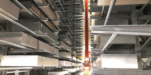 Sistema de almacenamiento automático horizontal - CTI Systems S.à r.l. - para producto de gran tamaño / para cargas largas / de toma y entrega automáticas AS/RS