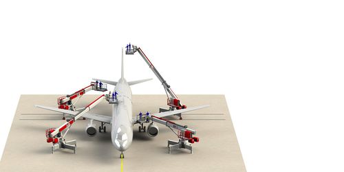 Plataforma elevadora estacionaria - AJP - CTI Systems S.à r.l. - para uso exterior
