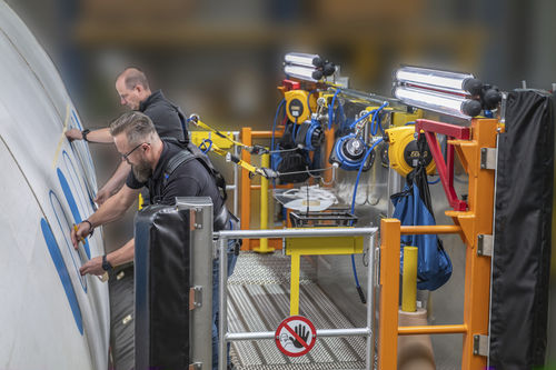 Cesta elevadora fija - CTI Systems S.à r.l. - para la aeronáutica