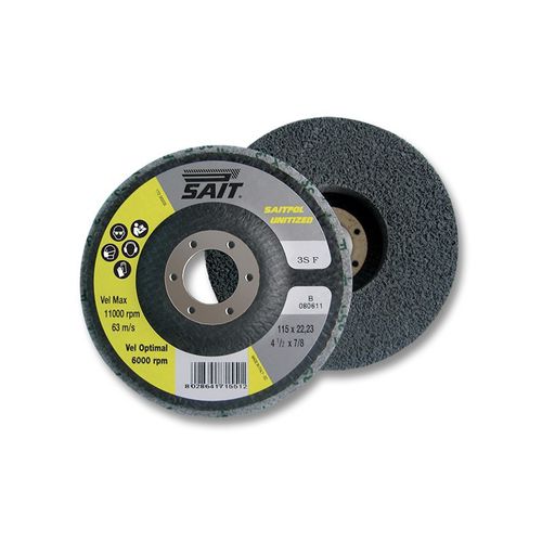 Disco abrasivo para acabado - UT-SAITPOL UNITIZED - SAIT Abrasivi - de limpieza / para metal / no tejido