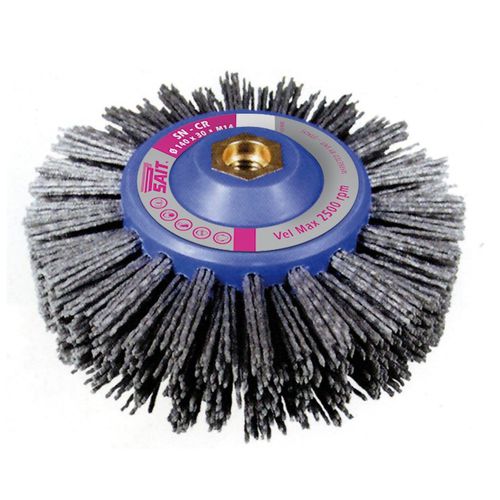 Cepillo circular trenzado - SN-CR - SAIT Abrasivi - de arenado / de nailon / de carburo de silicio