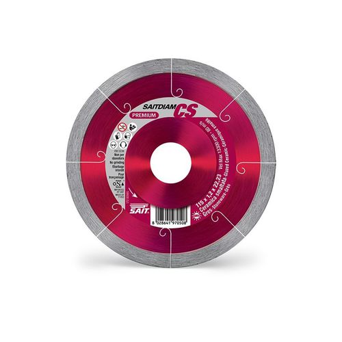 Disco tronzador para cerámica - CS - SAIT Abrasivi - adiamantado / fino