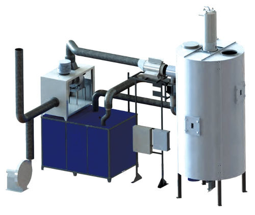 Secador de aire caliente - max. 2 500 kg/h | EAC - Labotek - continuo / refrigerador