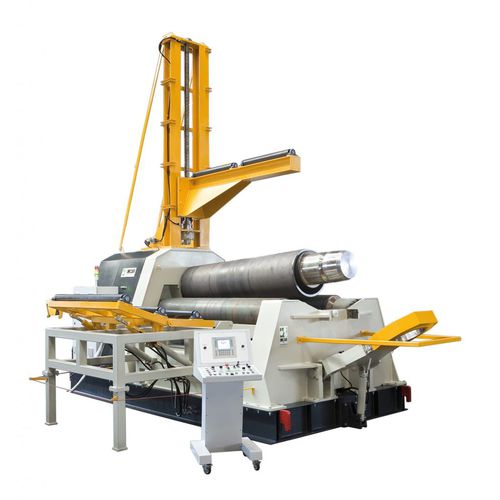 Máquina roladora de 4 rodillos - IMCAR - hidráulica / cónica / automática