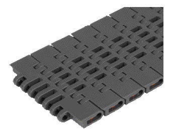 Cinta transportadora modular - 7200 series - REGINA - calada / de plástico / industrial