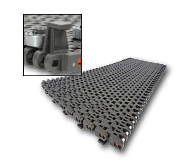 Cinta transportadora modular - 2555HTB series  - REGINA - de plástico / industrial / de alta resistencia