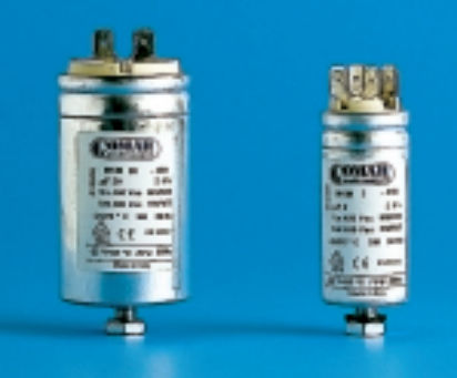 Condensador eléctrico de película - MKM 450 series - COMAR CONDENSATORI - cilíndrico / para motor