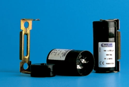 Condensador eléctrico de película - EL 320 series - COMAR CONDENSATORI - de rosca / para motor