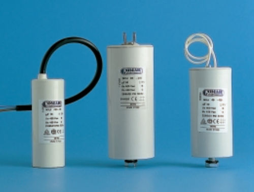Condensador eléctrico de película - MKA 450 series - COMAR CONDENSATORI - cilíndrico / para motor