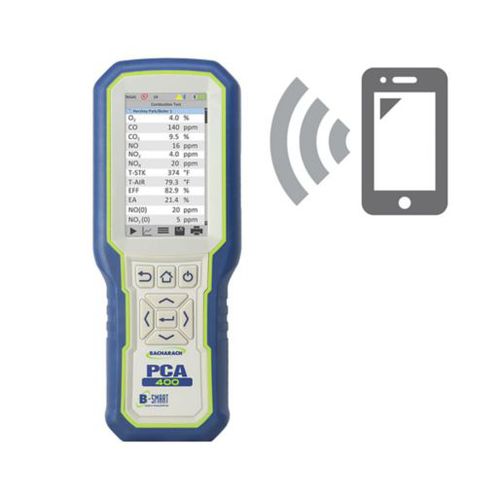Analizador de combustión portátil - PCA 400 - Mine Safety Appliances Company - CO2 calculado / de gas natural