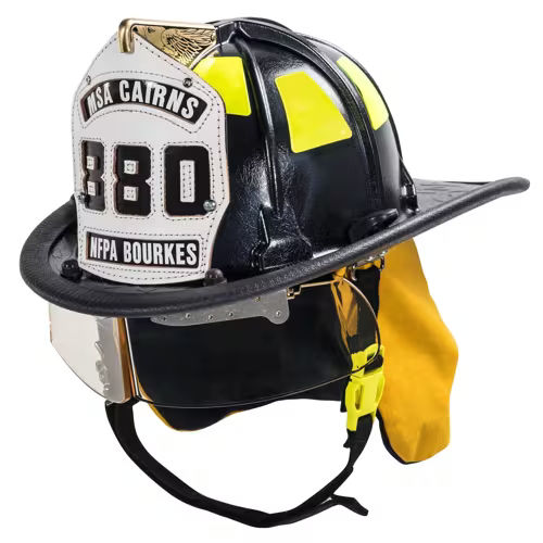 Casco para bombero - Cairns® 880 - Mine Safety Appliances Company - negro