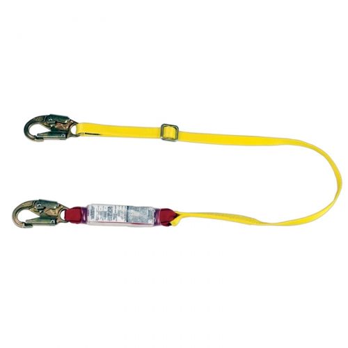 Cabo de anclaje anticaída con cinta - Sure-Stop® - Mine Safety Appliances Company - ajustable