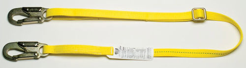 Cabo de anclaje anticaída con cinta - Mine Safety Appliances Company - ajustable