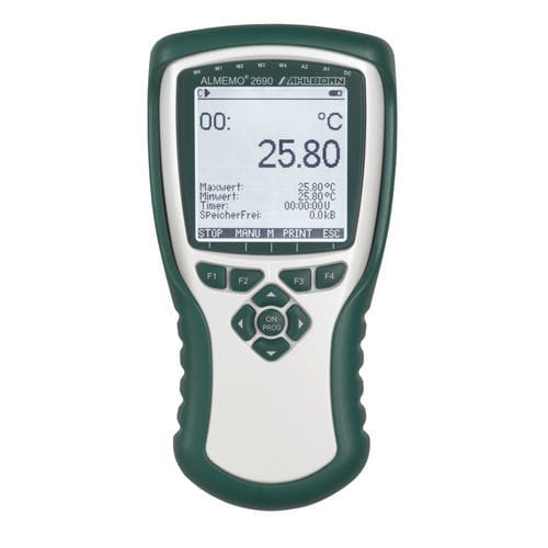 Aparato de medición temperatura - ALMEMO 2690-8A - Ahlborn Mess- und Regelungstechnik GmbH - de presión / digital / con tubo de Pitot