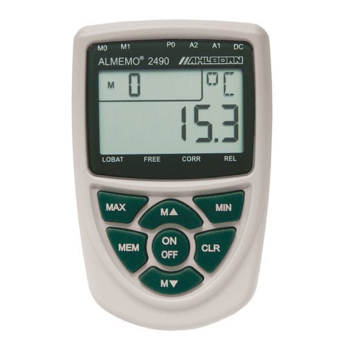 Aparato de medición temperatura - ALMEMO® 2490A - Ahlborn Mess- und Regelungstechnik GmbH - digital / portátil / de alta velocidad