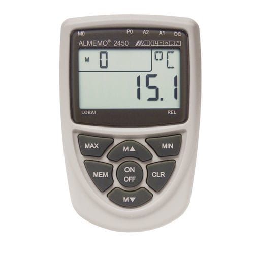 Aparato de medición temperatura - ALMEMO® 2450-1L - Ahlborn Mess- und Regelungstechnik GmbH - de presión / humedad relativa / de agua