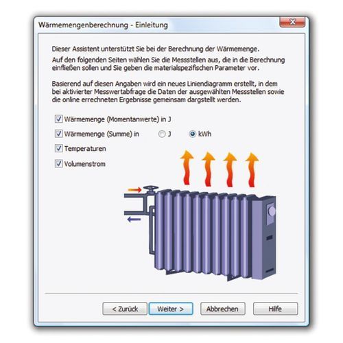 Paquete de software adquisición y análisis de datos - Ahlborn Mess- und Regelungstechnik GmbH - de medición / de cálculos / para sistemas HVAC