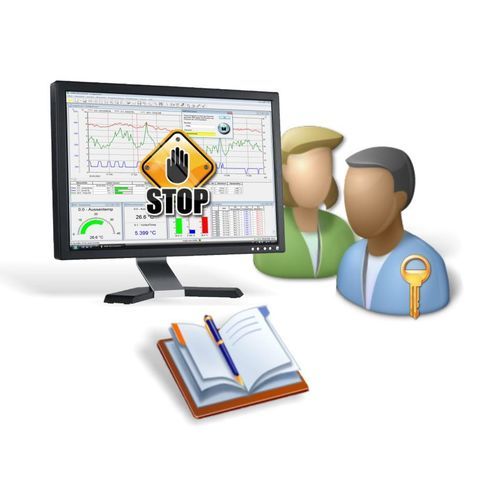 Módulo software de gestión de control de acceso y de seguridad - Ahlborn Mess- und Regelungstechnik GmbH - con registro de acontecimientos / de protección de datos / gestión del personal