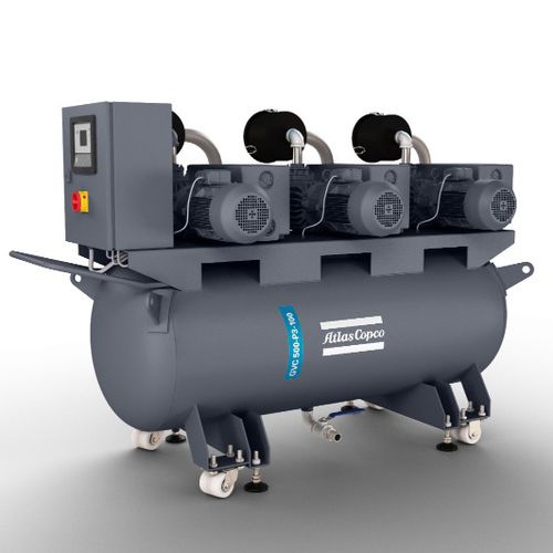Sistema de vacío con bomba de paletas - GVC series - Atlas Copco Construction Tools - modular / estanco al aceite