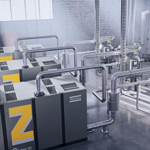 Compresor rotativo - ZE - Atlas Copco Construction Tools - de aire / neumático / estacionario