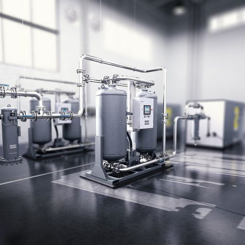 Secador de aire comprimido por adsorción - CD 1 + - Atlas Copco Construction Tools - monoetapa / regenerado por turbina / médico