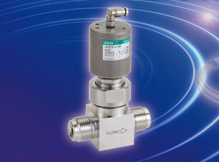 Válvula de membrana - AGD21R-A series - CKD - de control / para gas