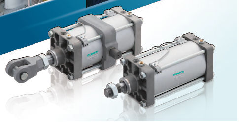 Cilindro neumático - SCS2 - CKD - de doble efecto / compacto / estándar